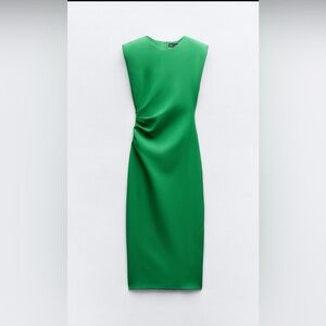 Zara Green Midi dress